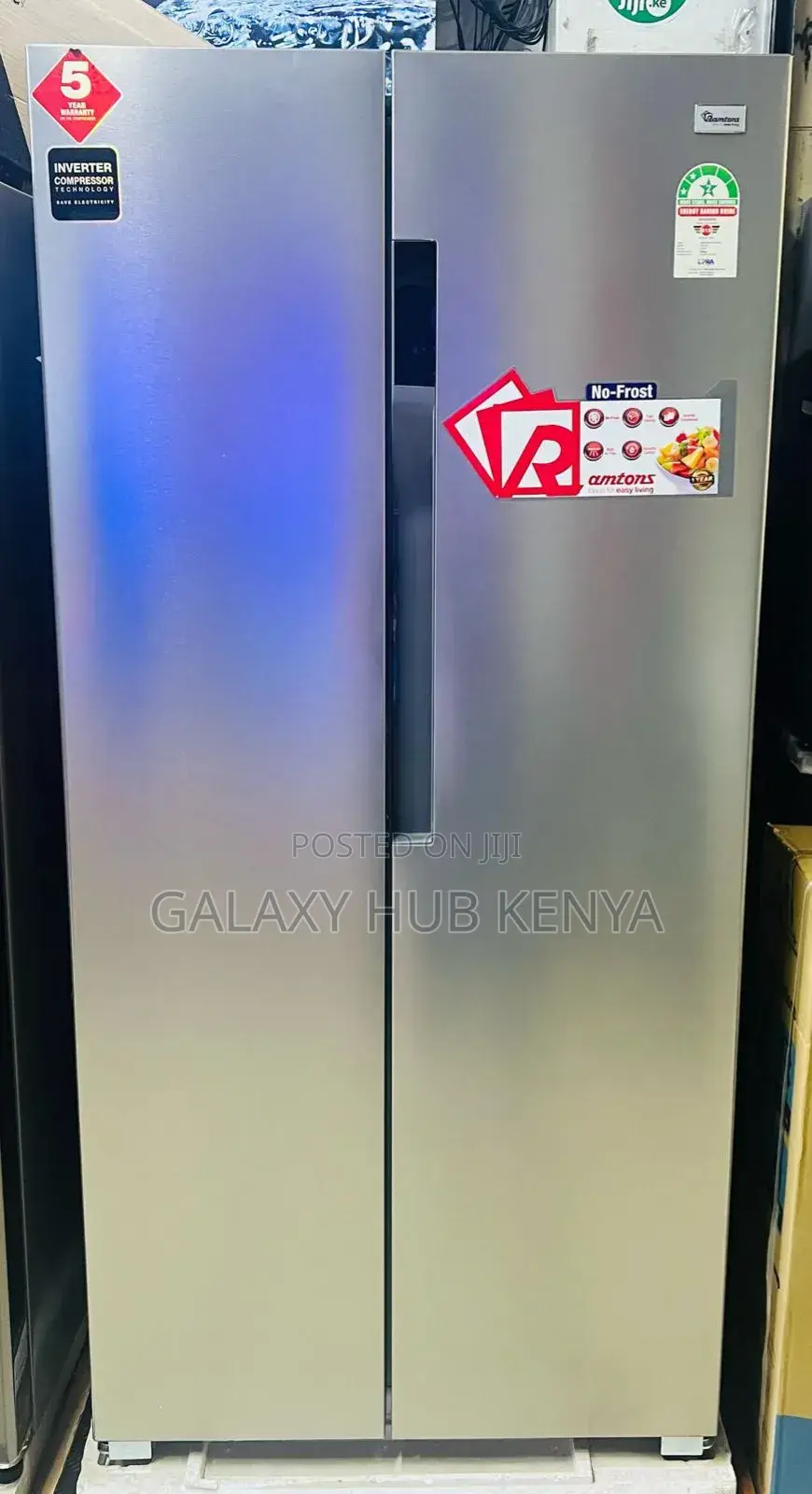 Ramtons Rf/319 430 Liters Side by Side Refrigerator