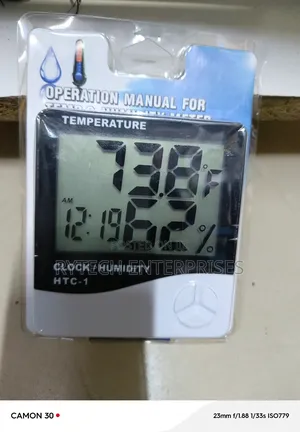 Humidity and Temperature Meter