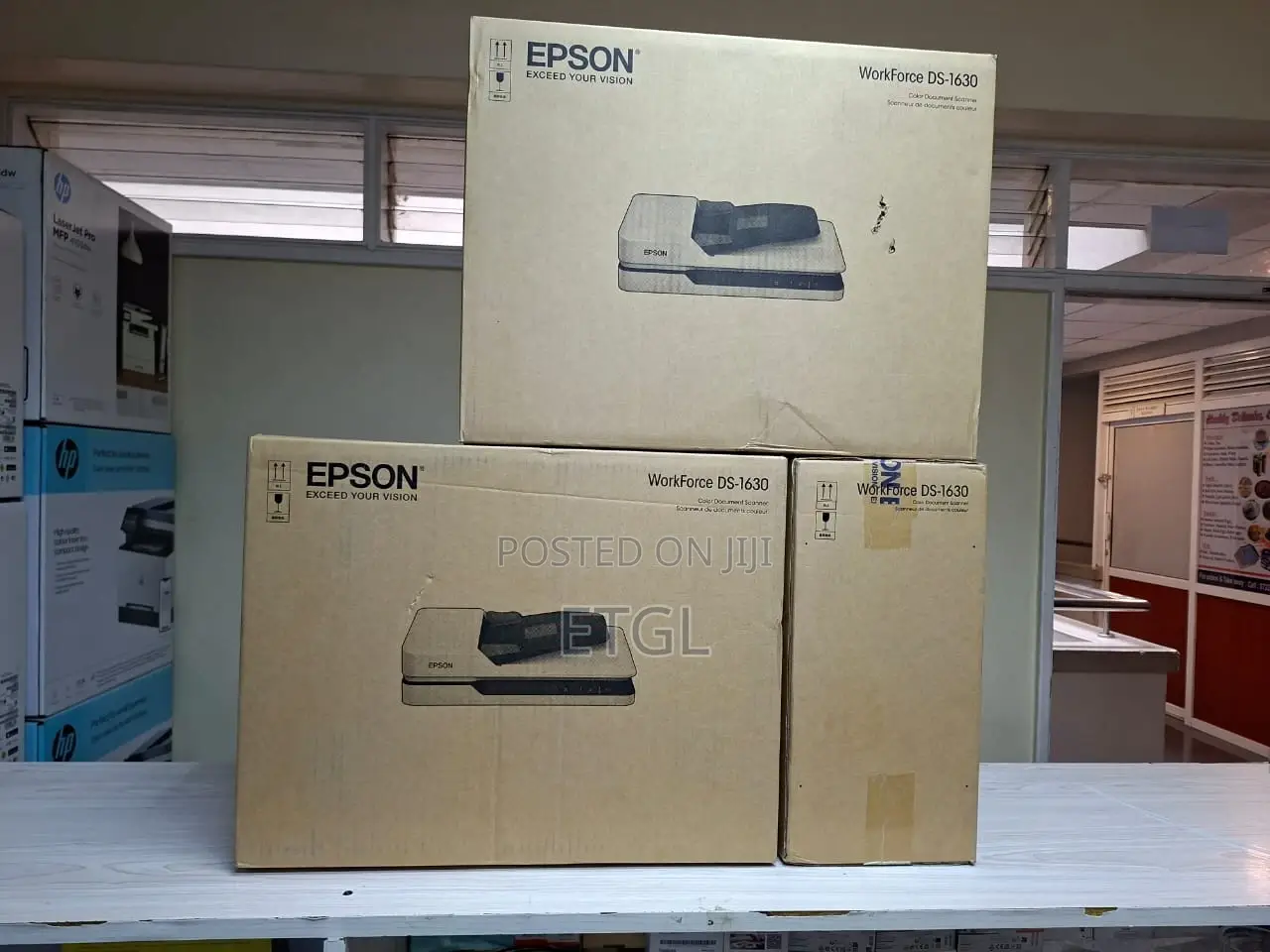 Epson Ds-1630 Flatbed Color Document Scanner