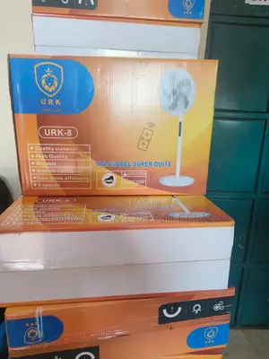 Remote Controlled Urk 16" Modern Standing Quiet Fan