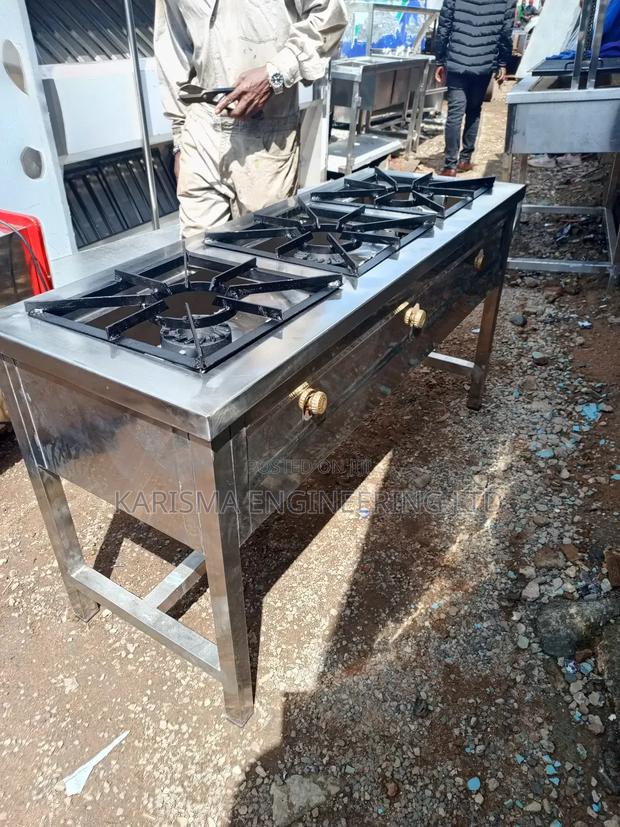 Stainless Steel 3 Burner Cooker - main view