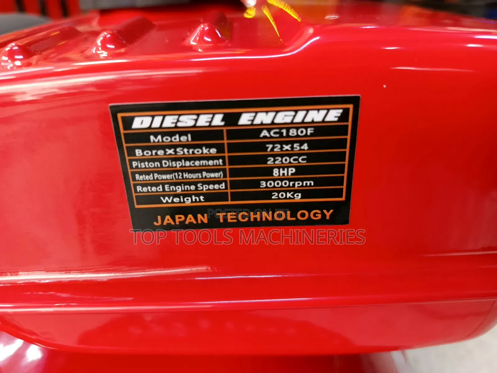 Aico Japan 8hp Diesel Engine