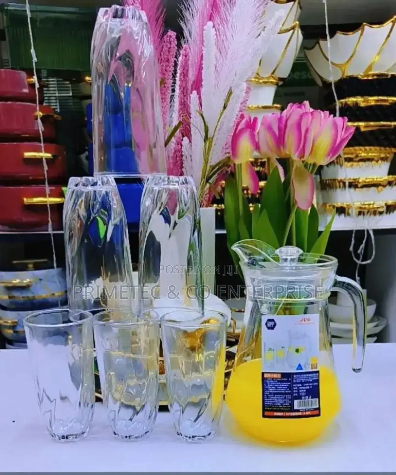 Glasses and Jug Water Set