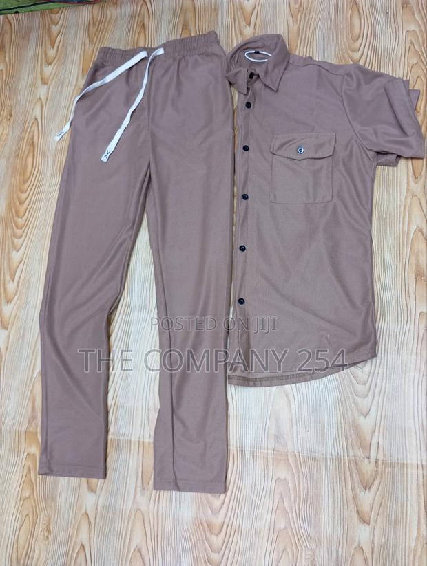 Quality Cotton Designer Unisex 2 Piece Linen Made Suit