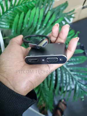 Hdmi to Hdmi+Vga Adapter With Audio