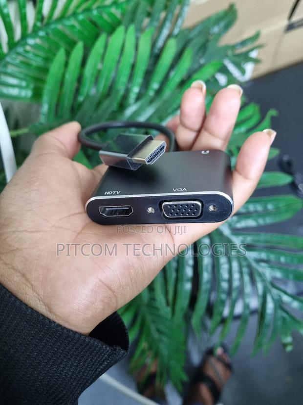 Hdmi to Hdmi+Vga Adapter With Audio - thumbnail 2