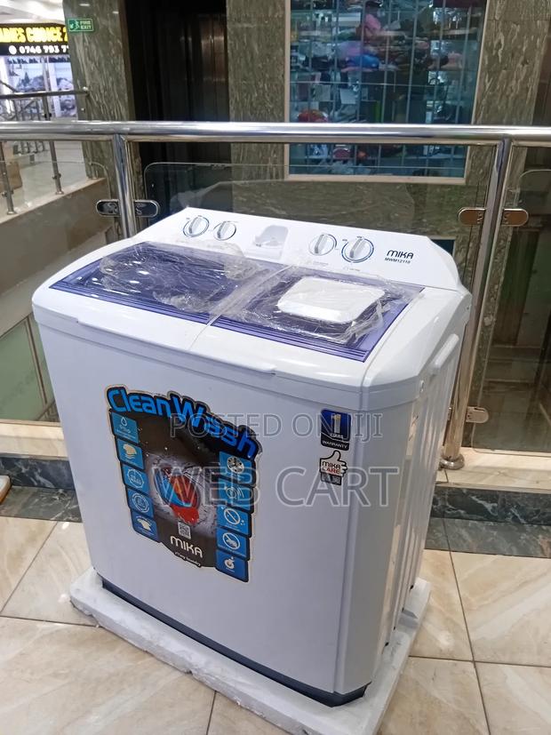 Mika Twin Tub Washing Machine – 10kg Capacity