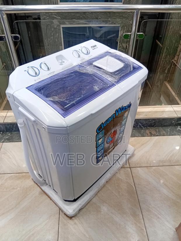 Mika Semi-Automatic Washing Machine – 10kg Twin Tub