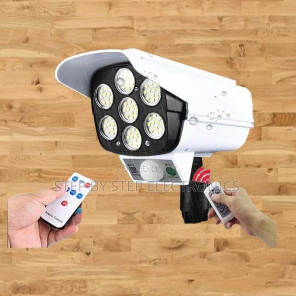 Remote Controlled Dummy Fake CCTV Camera Solar Light