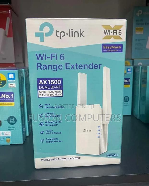 Tp-Link Ax1500 Wi-Fi Range Extender – Tl-Re505x - main view