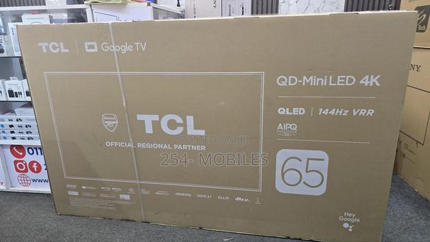TCL 65′′ 65c755 Qd-Mini Led Qpro Google Tv