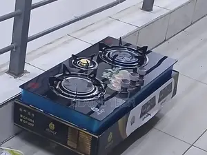 Nunix 3 Burners Glass Table Top With 2 Infrared Burner