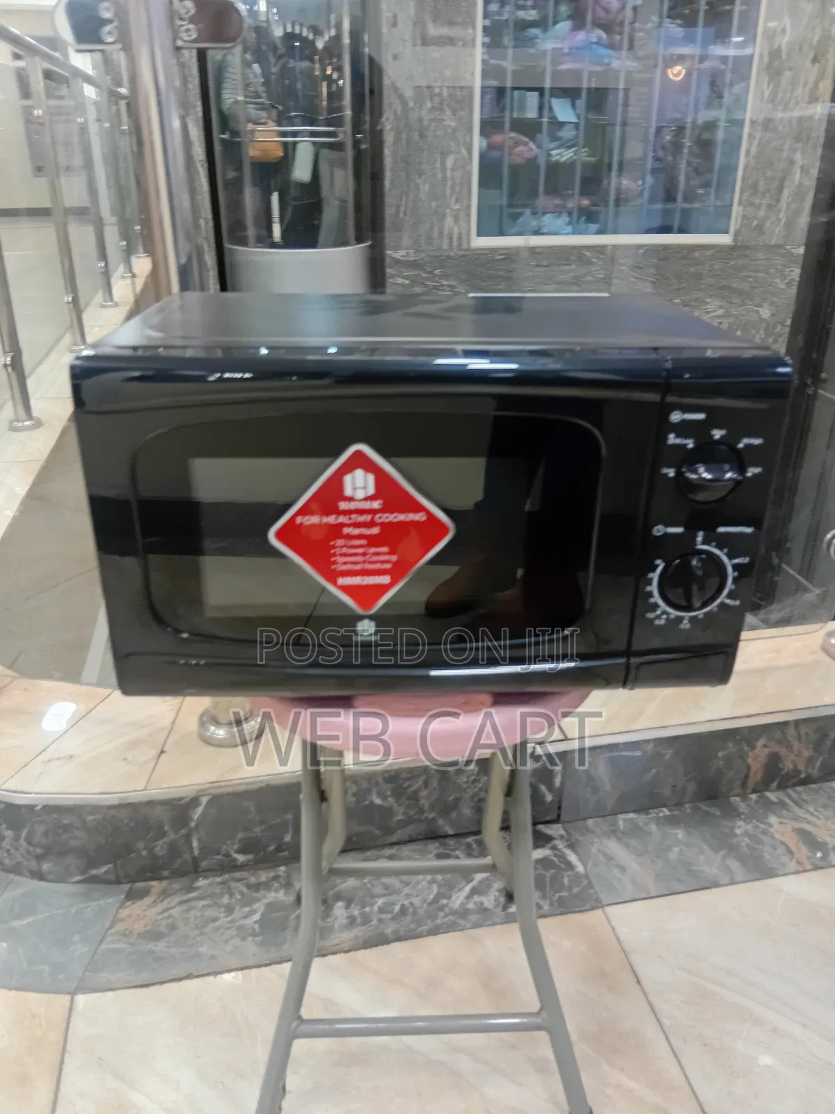 Hanmac Hmr20mb 20l Black Microwave – Easy Manual Operation