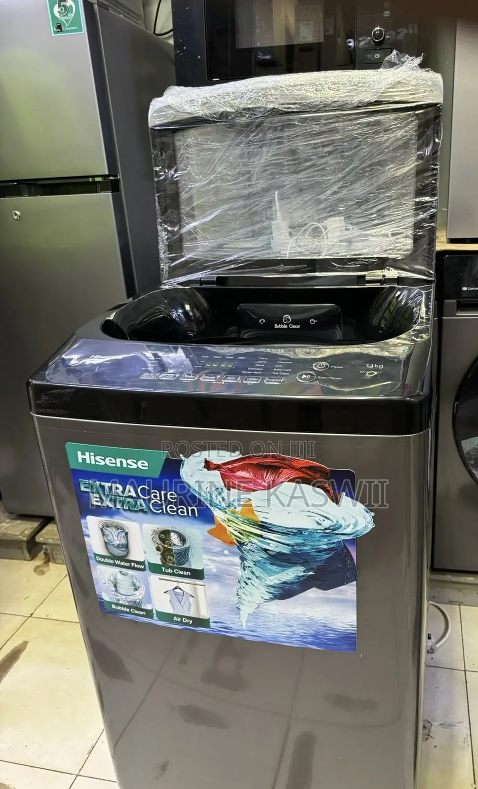 Hisense 11kgs Top Load Automatic Washing Machine Wtja1112t