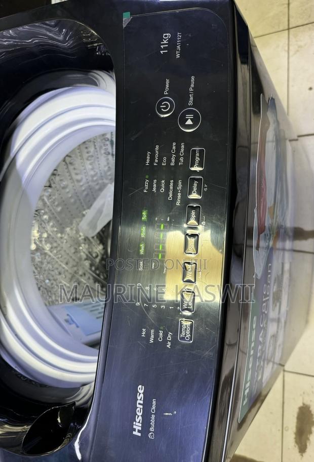 Hisense 11kgs Top Load Automatic Washing Machine Wtja1112t - thumbnail 2