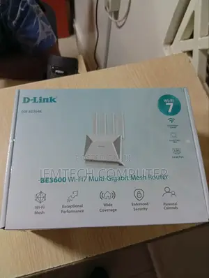 Wifi 7 D-Link Dir Be364k Be3600 Dual Band Mesh Router