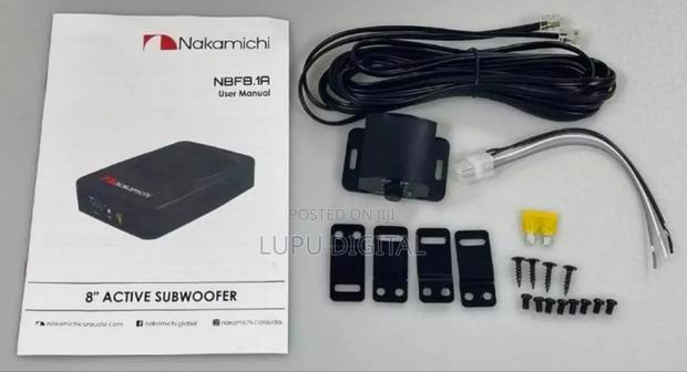 Nakamichi Nbf8.1a 8" Underseat Wd Wired Remote Audio System