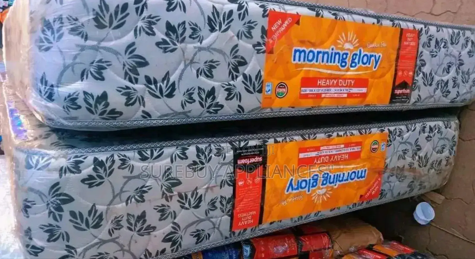 6 Nches Mattress 3 by 6 Mediam Plain