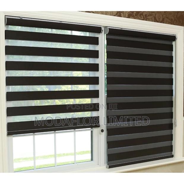 Day Night Light Control in Style With Zebra Window Blinds