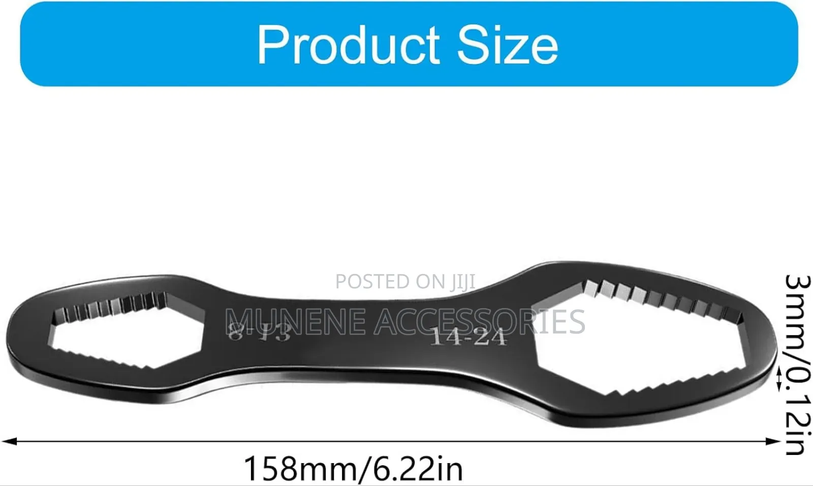 8mm13mm 14mm24mm Hand Tool Wrench Repair Double Head Spanner