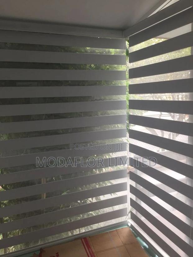Zebra Window Blinds With a Modern Twist - main view