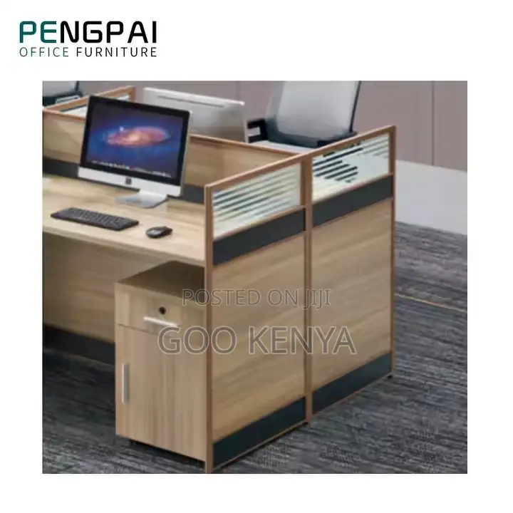 Office Workstation ; 4-Way Workstation Cubicle Desk