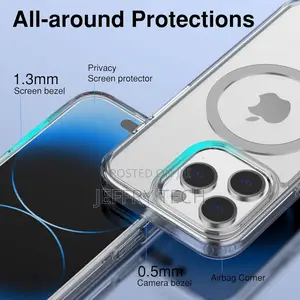 Gmcell Clear Magnetic Phone Case for iPhone 15 Series