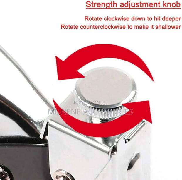 Heavy Duty Tacker Staple Gun Wood Craft Upholstery Stapler, - thumbnail 6