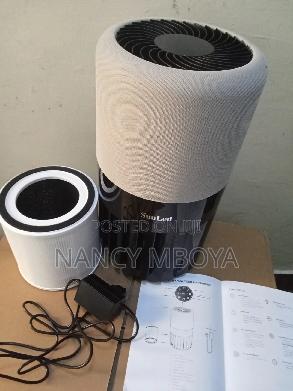 Sunled Hepa Filter Low Noise Air Purifier 18w