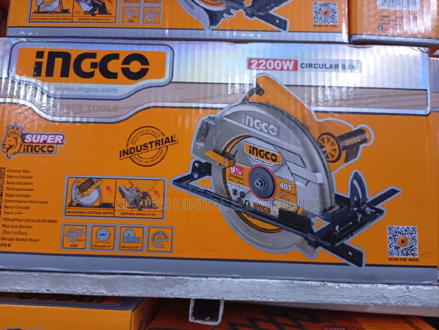 Best Quality 2200w Ingco Circular Saw