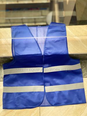 Blue Reflector Vest For Rapid Deployment Safety Gear. - thumbnail 2