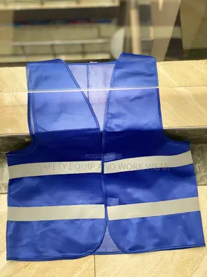 Blue Reflector Vest For Rapid Deployment Safety Gear.
