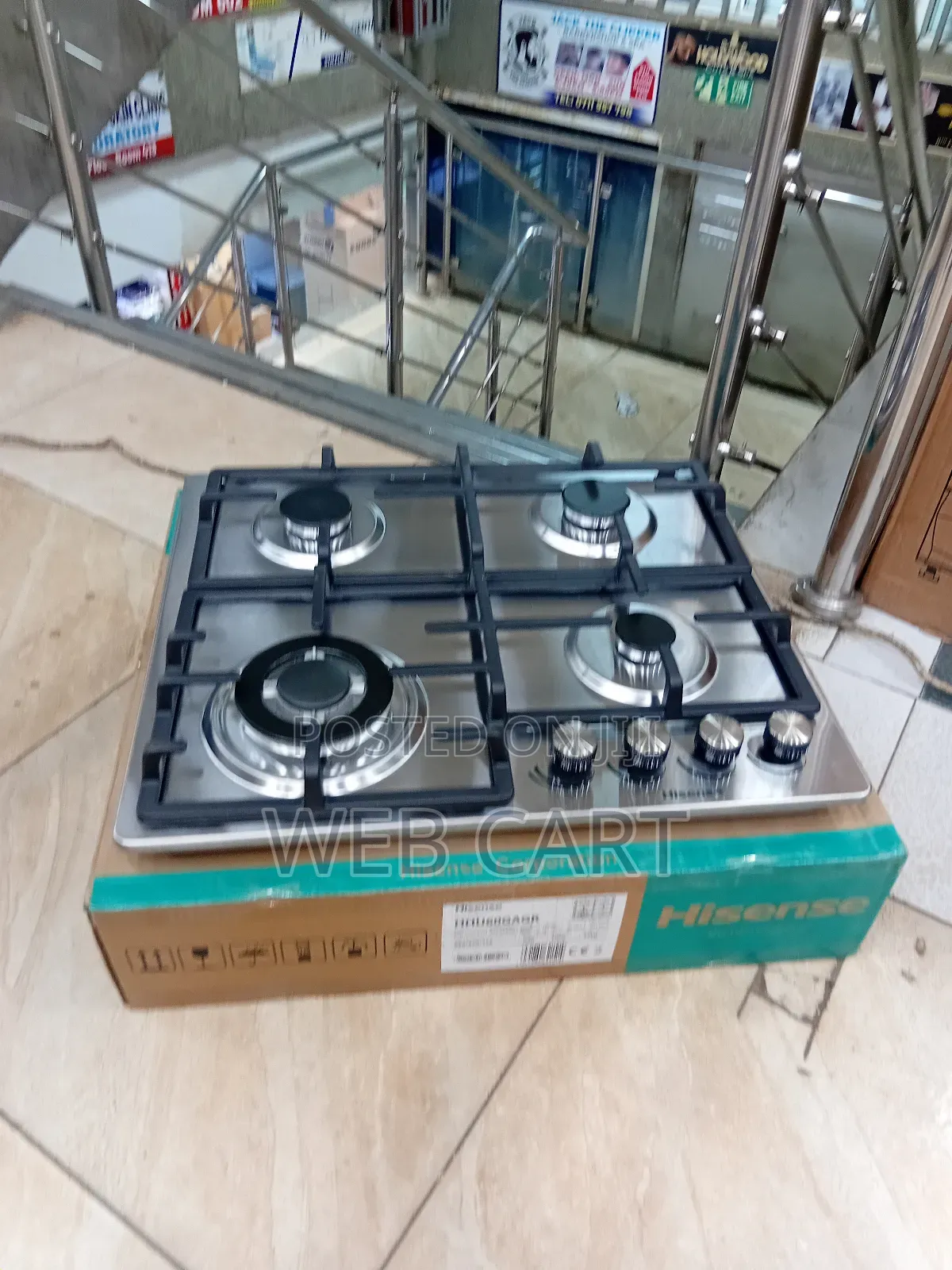 Hisense Hhu60gagr 4 Gas Burner Hob – Built-in Design