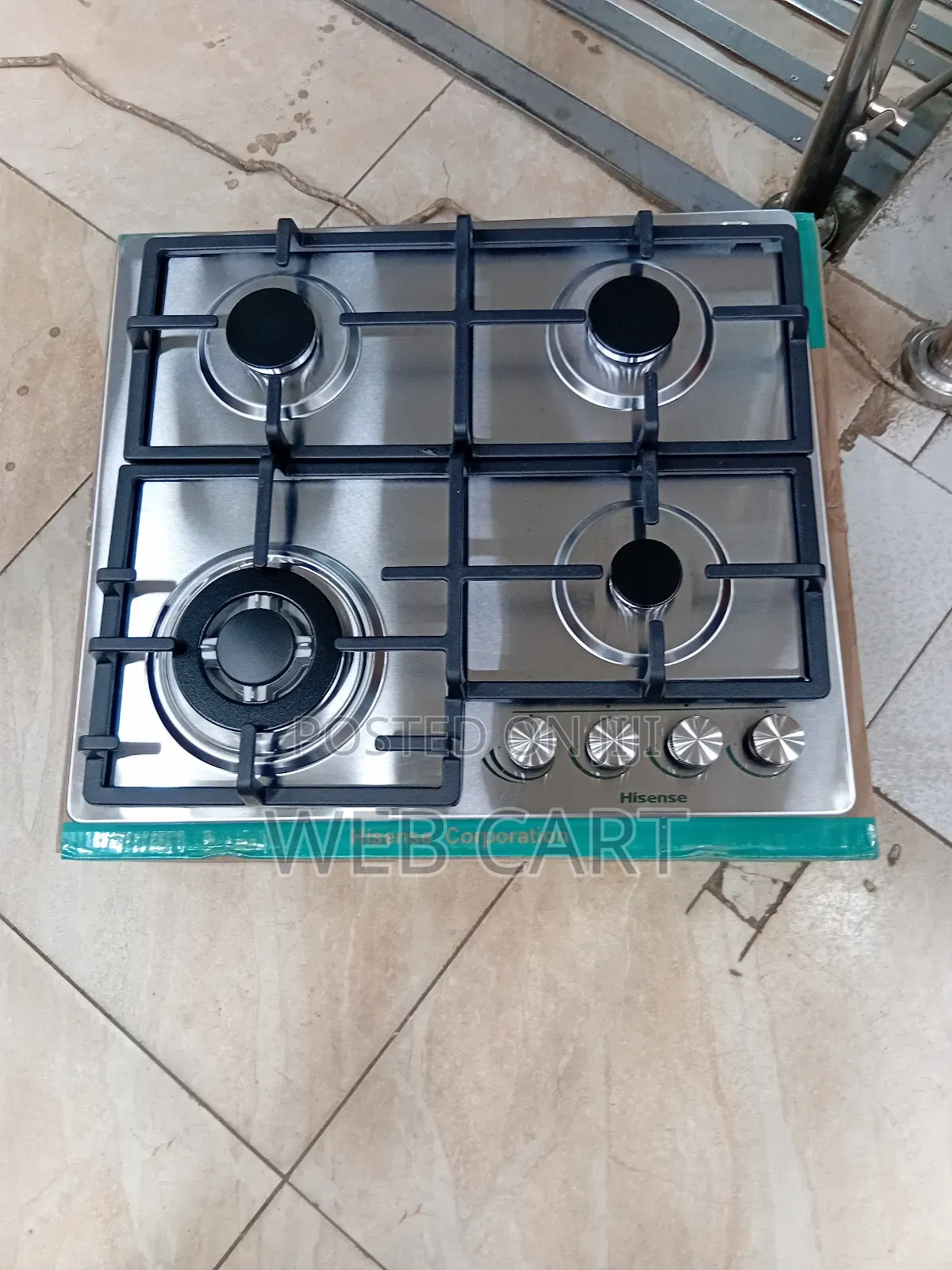 Hisense Hhu60gagr 4-Burner Built-in Hob Cooker