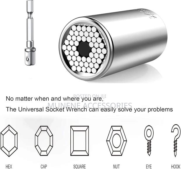 Universal Socket Wrench Ratchet Hand Drill Motorcycle Repair - thumbnail 2