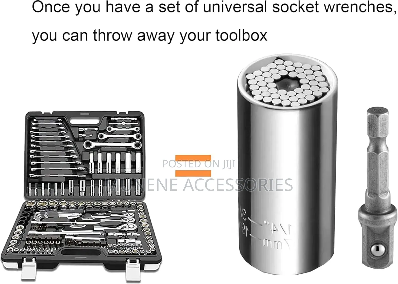 Universal Socket Wrench Ratchet Hand Drill Motorcycle Repair