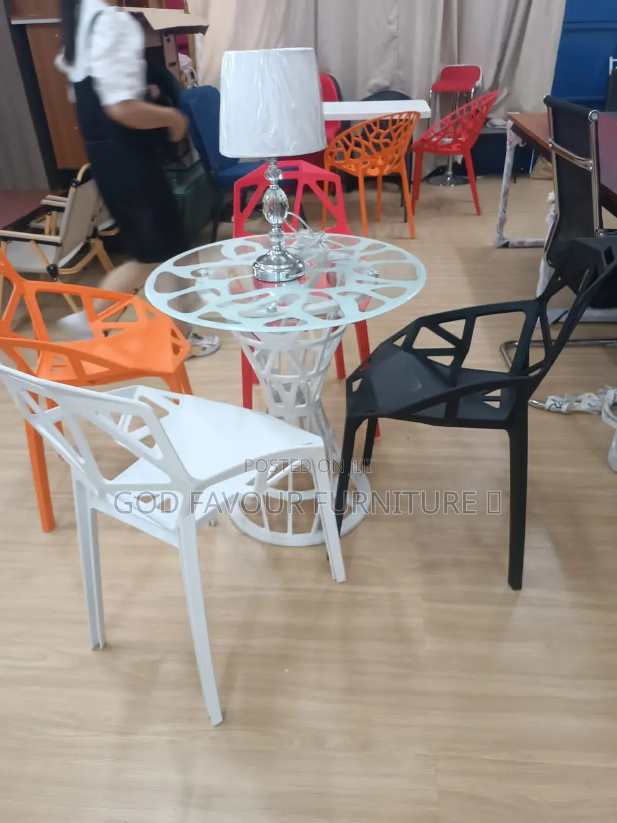 Elegant Colours Outdoor Furniture Set/Dining Table Set Aje3w