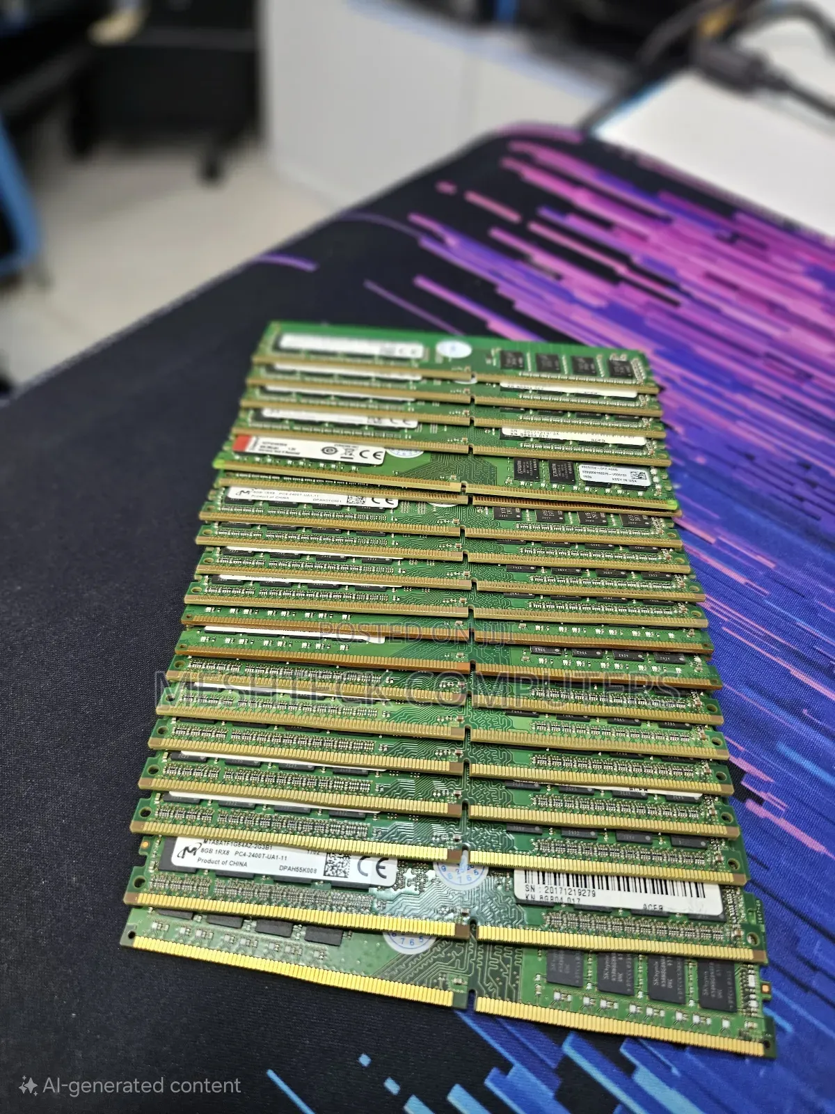 DDR 4 2400t,2666v 8gb Desktop Rams