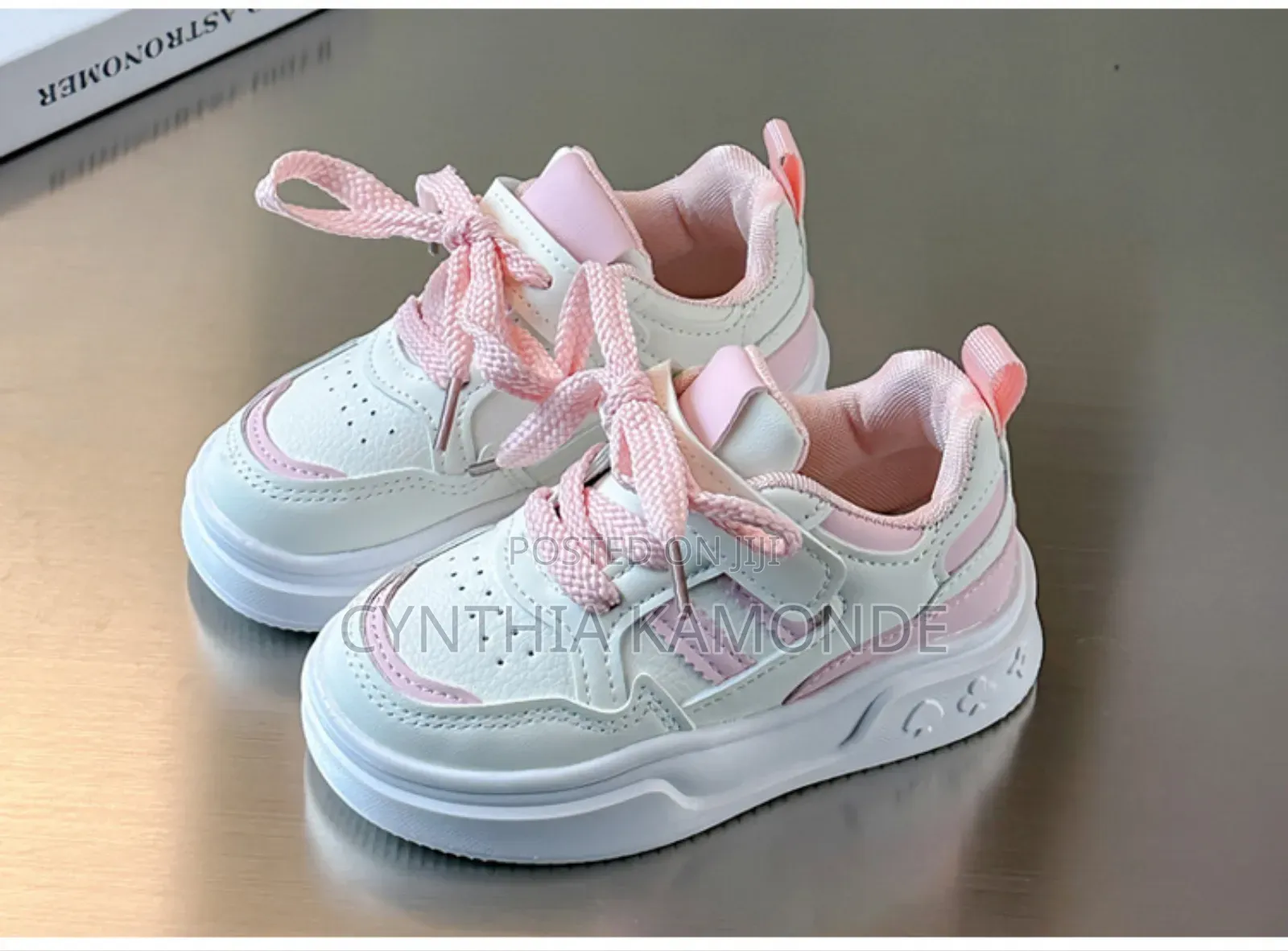 Maroon Black Pink Kids Shoes