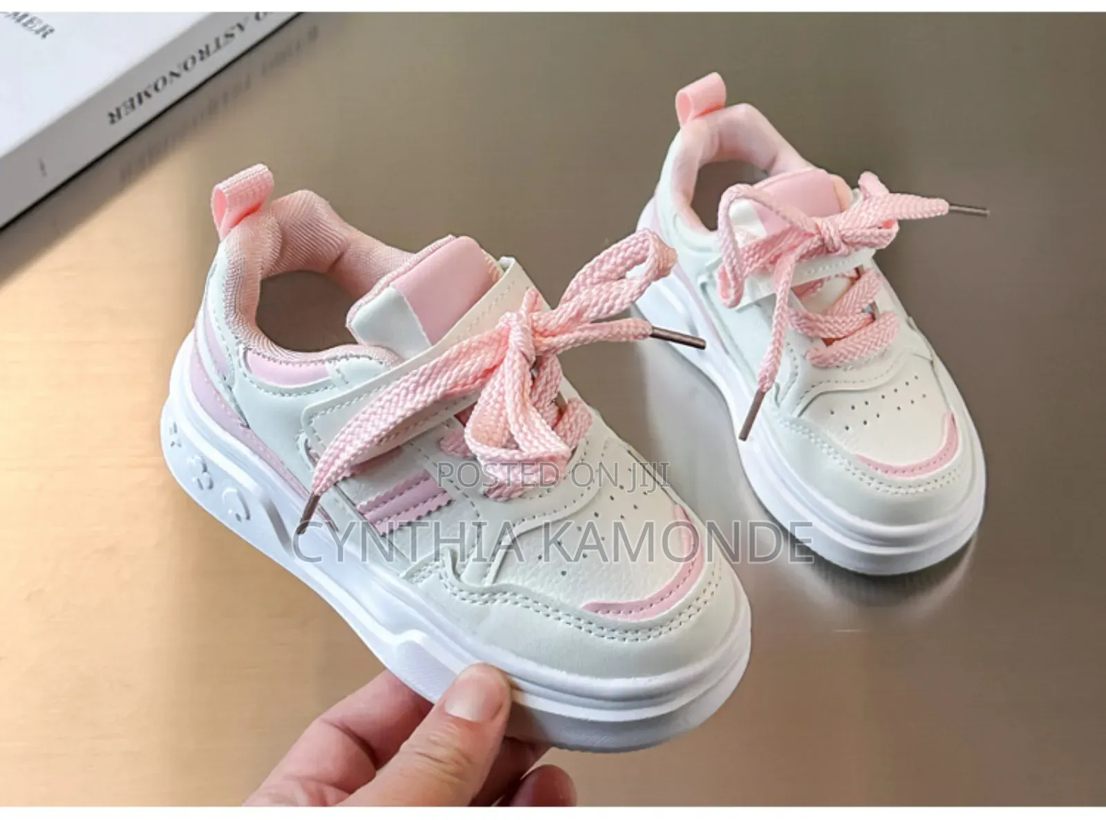 Maroon Black Pink Kids Shoes