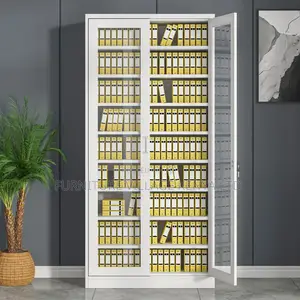 Cabinets: 2-Door Modern White Modular Storage Unit