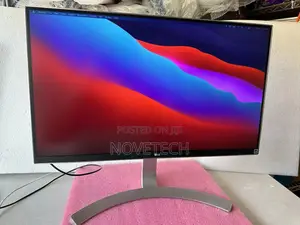 Lg 27" Uhd Monitor, Tilt/Pivot/Height Adjustable Stand