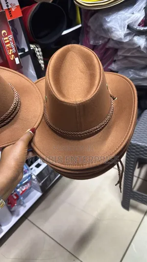 Light Brown Cowboy Quality Unisex Hats