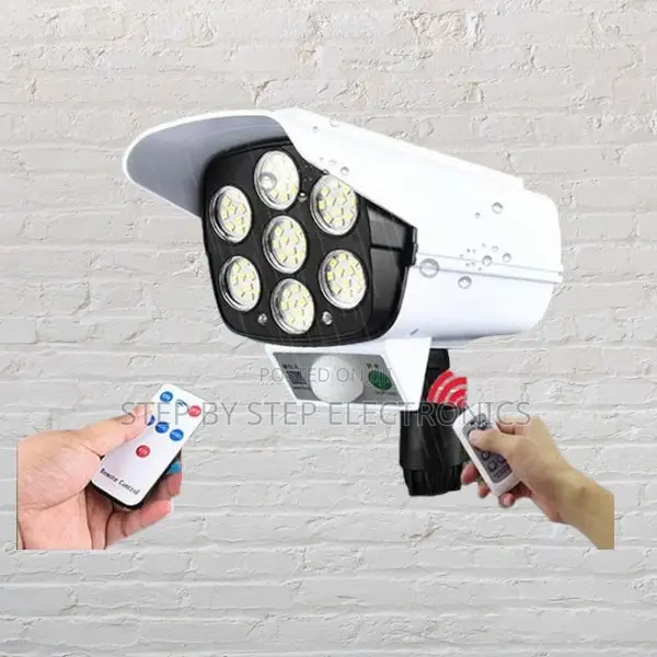 Pir Motion Detector Dummy Fake CCTV Camera Solar Light