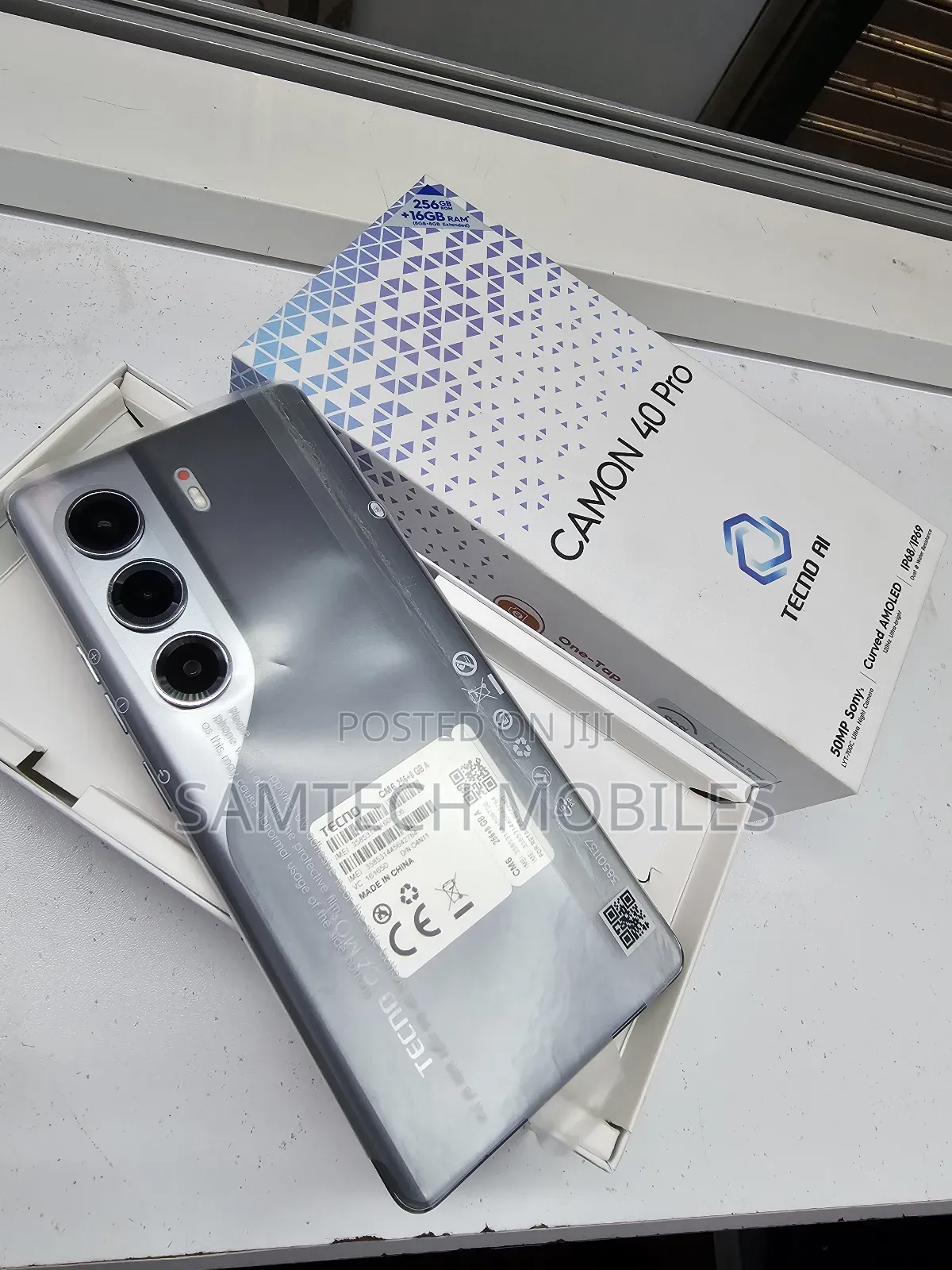 New Tecno Camon 40 Pro 256 GB Black