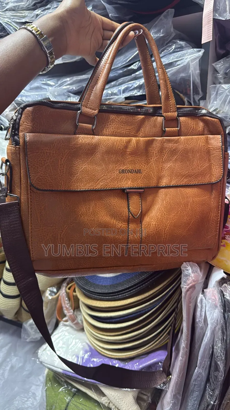 Leather Laptop Bags in Light Brown , Laptop Documents