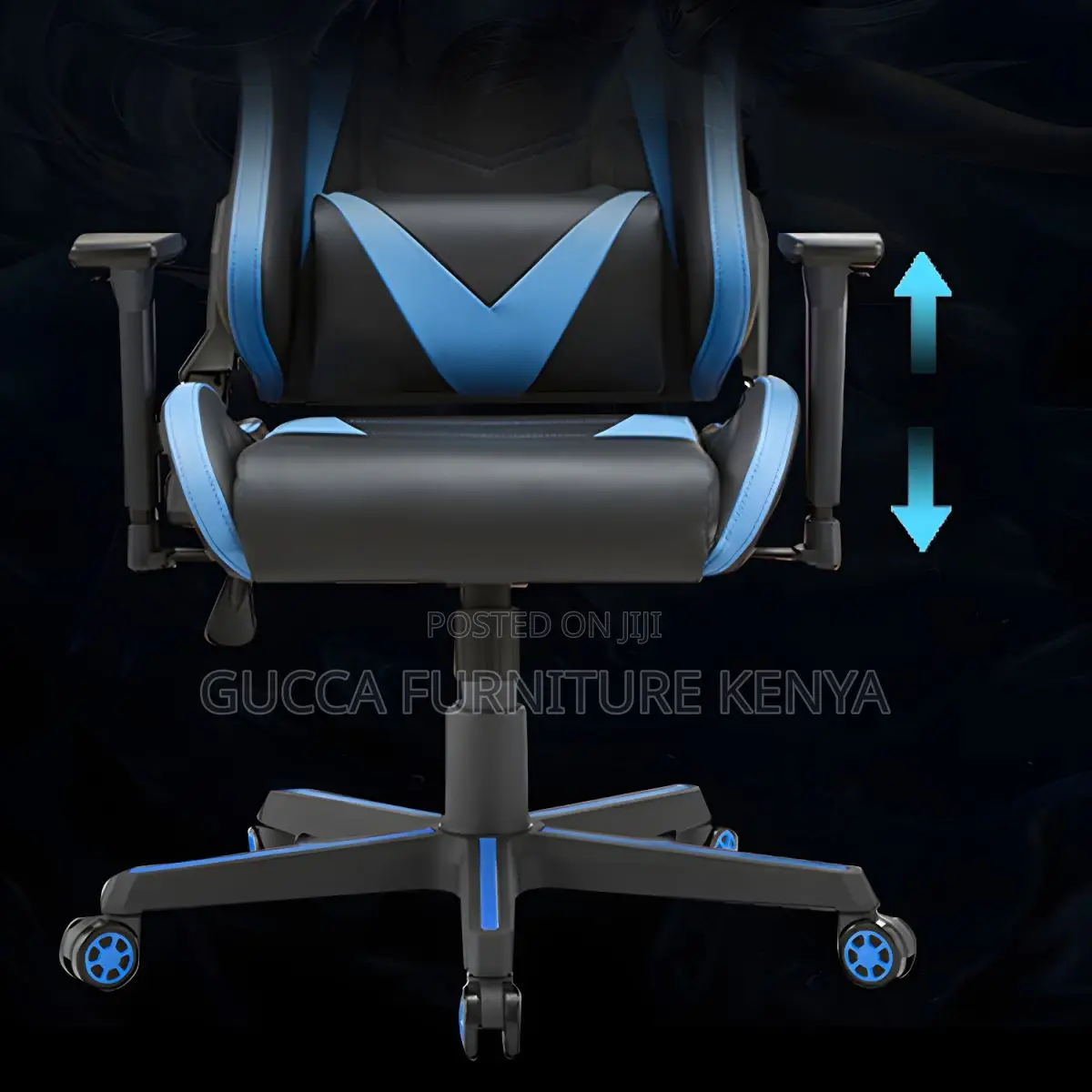 Office Chair: Adjustable Seat Height Recliner Gamer Chair