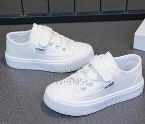 Kids White Rubber Shoes - main view