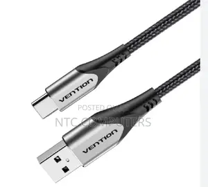 Vention Usb 2.0 a Male to C Male 3a Cable 2m Black