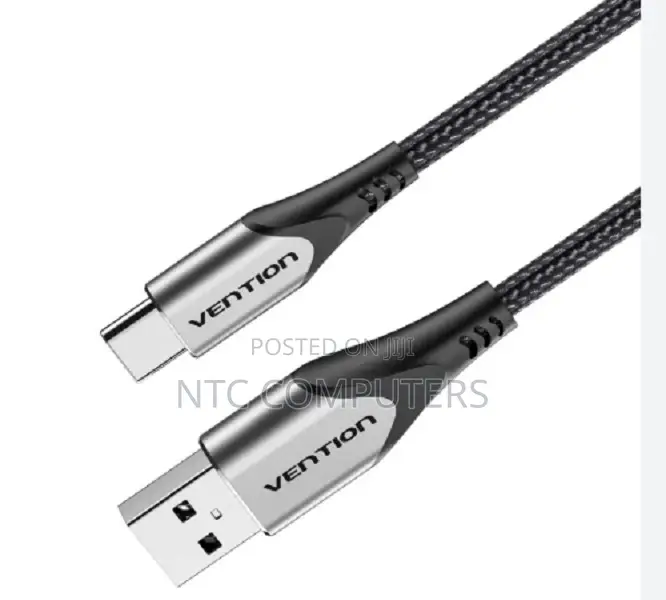 Vention Usb 2.0 a Male to C Male 3a Cable 2m Black